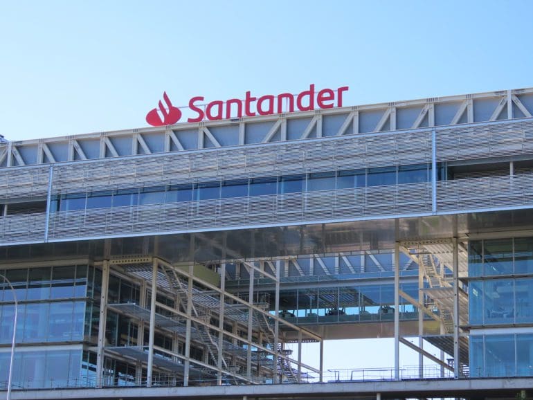 Bank Of Santander In Madrid