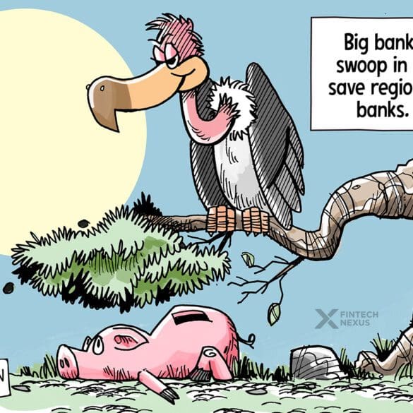 Bank cartoon